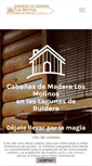 Mobile Screenshot of casasdemaderalosmolinos.es