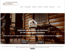 Tablet Screenshot of casasdemaderalosmolinos.es